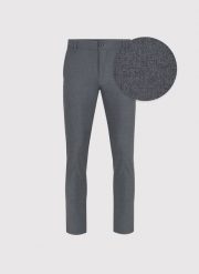 PAKO LORENTE – Gładkie szare spodnie. Szare spodnie materiałowe męskie Pako Lorente, bez wzorów, z elastanu. Za 249.99 zł.