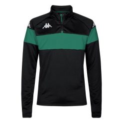Bluza Kappa Dovare. Czarne bluzy sportowe męskie Kappa, s, bez wzorów, bez kaptura, na fitness i siłownię. Za 224.50 zł.