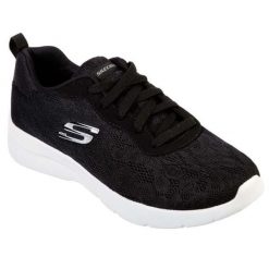 Buty Dynamight 2.0 Homespun Rozmiar 37 Czarny - 12963-BKW. Czarne obuwie sportowe damskie Skechers, na wiosnę, bez wzorów, z meshu, bez zapięcia. Za 219.99 zł.
