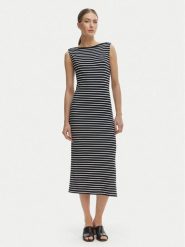 Tommy Hilfiger Sukienka codzienna WW0WW49311 Granatowy Slim Fit. Niebieskie sukienki damskie Tommy Hilfiger, na co dzień, xs, bez wzorów, z wiskozy, bez kołnierzyka, bez ramiączek, proste. Za 529.99 zł.