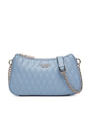 Guess Torebka HWGG96 26720 Niebieski. Niebieskie listonoszki damskie Guess, z aplikacjami, ze skóry, bez dodatków. Za 289.99 zł.