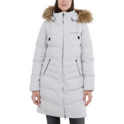 Kurtka Fundango Puppis Padded Jacket, Kobiety. Szare kurtki sportowe damskie FUNDANGO, m, bez wzorów, z poliesteru, bez ramiączek, bez kaptura, trekkingowe. Za 459.90 zł.