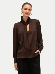 Vero Moda Bluzka Nini 10336252 Brązowy Standard Fit. Brązowe bluzki damskie Vero Moda, xl, bez wzorów, z syntetyku, bez kołnierzyka, bez ramiączek. Za 199.99 zł.