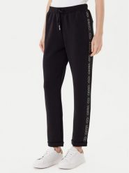 Liu Jo Spodnie dresowe TF5093 J4616 Czarny Regular Fit. Czarne spodnie dresowe damskie Liu Jo, bez wzorów, z dresówki. Za 479.99 zł.