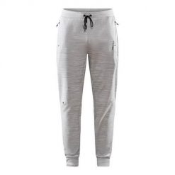 Spodnie sportowe męskie Craft Unify. Szare spodnie sportowe męskie Craft, m, bez wzorów, z dresówki. W wyprzedaży za 233.10 zł.