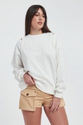 Bluza damska ELISABETTA FRANCHI. Bluzy damskie Elisabetta Franchi, bez wzorów, bez ramiączek, bez kaptura. Za 979.00 zł.