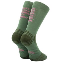 JUST RUN FOREST - SKARPETKI DO BIEGANIA. Zielone skarpetki damskie SPORCKS, bez wzorów, z nylonu. Za 156.00 zł.