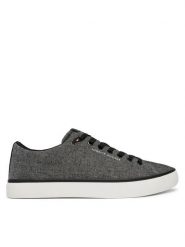 Tommy Hilfiger Tenisówki Th Hi Vulc Core Low Chambray FM0FM05818 Szary. Szare trampki męskie Tommy Hilfiger, bez wzorów, z materiału, bez zapięcia. Za 329.99 zł.