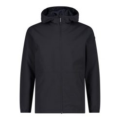 Kurtka przeciwdeszczowa z stałym kapturem CMP. Brązowe kurtki męskie CMP, bez wzorów, z softshellu, sportowe. Za 338.50 zł.