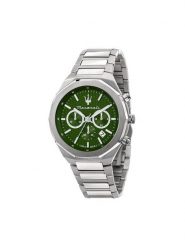 Maserati Zegarek Stile R8873642011 Srebrny. Szare, analogowe zegarki męskie maserati, bez wzorów, srebrne. Za 1,179.00 zł.