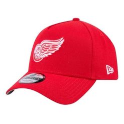 Czapka Z Daszkiem 9Forty Detroit Red Wings. Czerwone czapki damskie New Era, bez wzorów, sportowe. Za 163.99 zł.
