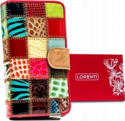 Lorenti Damski skórzany portfel w patchworkowy wzór Lorenti NoSize. Portfele damskie LORENTI. Za 154.00 zł.