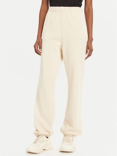 PINKO Spodnie dresowe Pazzo 105508 A2RB Beżowy Regular Fit. Brązowe spodnie dresowe damskie Pinko, bez wzorów, z bawełny. Za 809.99 zł.