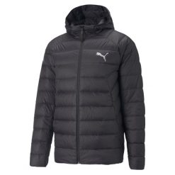 Męska kurtka puchowa PackLITE PUMA Black. Białe kurtki męskie Puma, m, bez wzorów, z poliesteru, sportowe, bez kaptura. Za 690.00 zł.