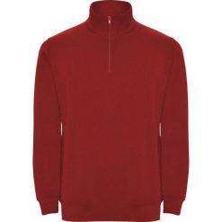 Męska Bluza Rozpinana Aneto Quarter Zip. Czerwone bluzy męskie ROLY, m, bez wzorów, bez ramiączek, bez kaptura. Za 118.99 zł.