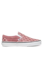 Vans Tenisówki Classic Slip-On VN000D6YCL21 Bordowy. Czerwone trampki i tenisówki damskie Vans, bez wzorów, ze skóry, bez zapięcia. Za 339.99 zł.