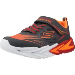 Buty SKECHERS FLEX-GLOW ULTRA Szary. Szare buty zimowe męskie Skechers, bez wzorów, z syntetyku, bez obcasa, bez zapięcia. Za 234.87 zł.