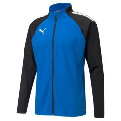 Kurtka treningowa Puma Team Liga. Czarne kurtki męskie Puma, m, bez wzorów, z materiału, z kapturem. Za 187.10 zł.