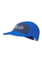 Czapka z daszkiem trekkingowa Talus 5 Panel. Niebieskie czapki damskie RAB, bez wzorów, z materiału. Za 179.99 zł.
