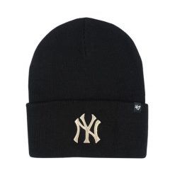 Czapka New York Yankees czarna B-HYMKR17ACE-BKT. Czarne czapki damskie Adidas, bez wzorów, z syntetyku, sportowe. Za 96.99 zł.
