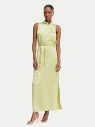 HUGO Sukienka koktajlowa Kewina-1 50566973 Beżowy Slim Fit. Brązowe sukienki damskie Hugo, bez wzorów, z syntetyku, wizytowe, bez kołnierzyka, bez ramiączek. Za 1,149.00 zł.