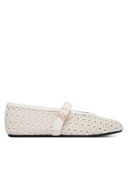 Patrizia Pepe Baleriny PPJ376.06 Biały. Białe balerinki damskie Patrizia Pepe, bez wzorów, ze skóry, bez obcasa, bez zapięcia. Za 539.99 zł.