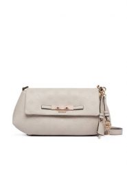 Guess Torebka Carmella HWPD22 25200 Kremowy. Białe listonoszki damskie Guess, z aplikacjami, ze skóry, bez dodatków. Za 584.99 zł.