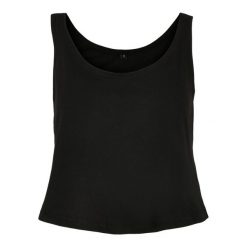 Oversize Tank Top Dla Pań I Panów. Brązowe koszulki sportowe damskie BUILD YOUR BRAND, m, bez wzorów, bez ramiączek. Za 41.99 zł.