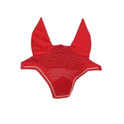 Czapka Kentucky Wellington Velvet. Czerwone czapki damskie KENTUCKY HORSEWEAR, bez wzorów, z weluru, eleganckie. Za 378.00 zł.