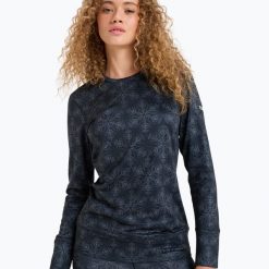Bluza termoaktywna damska ROXY Daybreak Brushed. Czarne bluzy damskie Roxy, l, bez wzorów, z elastanu, sportowe, bez ramiączek, bez kaptura. Za 219.99 zł.