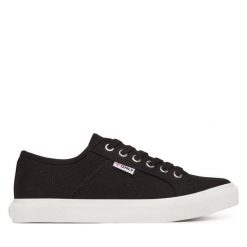 Tenisówki ONLY Shoes. Czarne trampki i tenisówki damskie ONLY Shoes, bez wzorów, bez zapięcia. Za 129.99 zł.