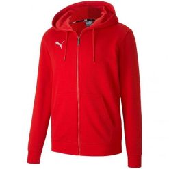 Bluza męska Puma teamGOAL 23 Casuals Hooded Jacket czerwona. Czerwone bluzy męskie Puma, l, bez wzorów, z kapturem, do piłki nożnej. Za 200.00 zł.