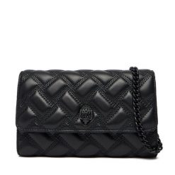 Torebka Kurt Geiger. Czarne torebki wizytowe damskie Kurt Geiger, bez wzorów, bez dodatków. Za 659.99 zł.