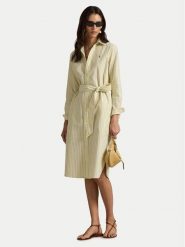 Polo Ralph Lauren Sukienka koszulowa 211959901501 Żółty Regular Fit. Żółte sukienki damskie Polo Ralph Lauren, bez wzorów, z bawełny, bez kołnierzyka, bez ramiączek, koszulowe. Za 1,299.00 zł.