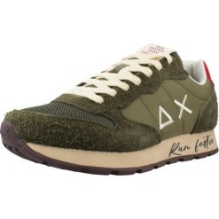 Buty SUN68 TOM VINTAGE Zielony. Zielone buty zimowe męskie SUN68, bez wzorów, ze skóry, bez obcasa, bez zapięcia. Za 451.99 zł.