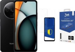 Smartfon Xiaomi Redmi A3 3/64GB Czarny (54305) + FlexibleGlass Lite. Czarne smartfony Xiaomi. Za 344.00 zł.