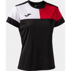 Damska koszulka Joma Camiseta Manga czarno-czerwona XS. Białe bluzki damskie Joma, xs, bez wzorów, sportowe, bez kołnierzyka, bez ramiączek. Za 153.99 zł.