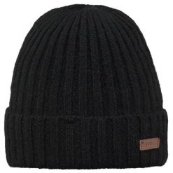 Czapka Barts Haakon. Czarne czapki męskie Barts, na zimę, bez wzorów, z polaru. Za 128.00 zł.