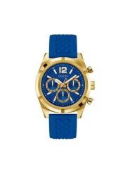 Guess Zegarek Resistance GW0729G1 Niebieski. Niebieskie, analogowe zegarki męskie Guess, z aplikacjami. Za 549.99 zł.