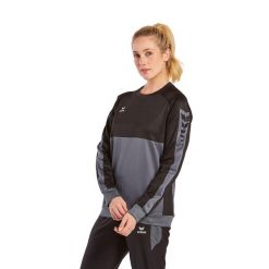 Bluza Erima Six Wings. Czarne bluzy męskie Erima, xl, bez wzorów, z materiału, sportowe, bez ramiączek, bez kaptura. W wyprzedaży za 192.50 zł.