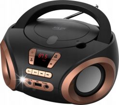 Radioodtwarzacz Adler Radio przenośne Boombox CD audio i MP3 USB AUX LCD radio FM Adler AD 1181. Radia Adler. Za 367.18 zł.