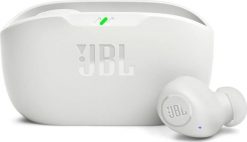 Słuchawki JBL Wave Buds białe (JBLWBUDSWHT). Białe słuchawki bezprzewodowe JBL. Za 286.05 zł.