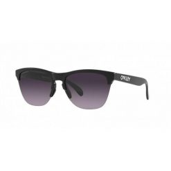Okulary przeciwsłoneczne Oakley Frogskins. Czarne okulary przeciwsłoneczne damskie Oakley, prostokątne. Za 472.99 zł.