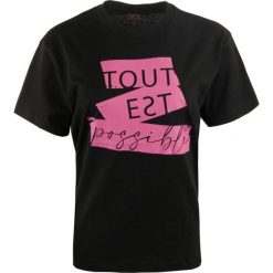 Koszulka Minerva Black dla kobiet - Wygodny i Modny Design. Czarne bluzki damskie WE THE PEOPLE, bez wzorów, z bawełny, eleganckie, bez kołnierzyka, bez ramiączek. Za 141.99 zł.