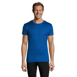 Koszulka Sprinterska Unisex Dla Dorosłych. Niebieskie bluzki damskie SOL'S, l, bez wzorów, sportowe, bez kołnierzyka, bez ramiączek. Za 31.99 zł.