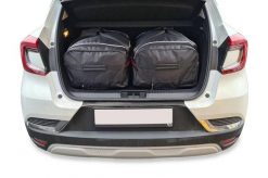 Torby Do Bagażnika Renault Captur Phev 2020-2023 2Szt Kjust. Czarne torby podróżne damskie KJUST, bez wzorów, z kauczuku. Za 736.00 zł.
