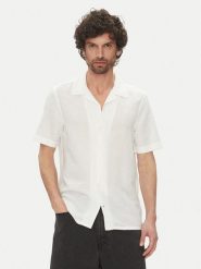 Calvin Klein Koszula K10K114197 Écru Regular Fit. Koszule męskie Calvin Klein, l, bez wzorów, z bawełny, bez kołnierzyka, bez ramiączek. Za 239.99 zł.