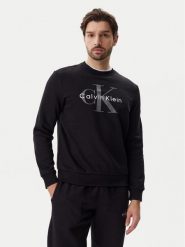 Calvin Klein Jeans Bluza LV040BM801 Czarny Regular Fit. Czarne bluzy męskie Calvin Klein Jeans, m, bez wzorów, z bawełny, bez ramiączek, bez kaptura. Za 189.99 zł.