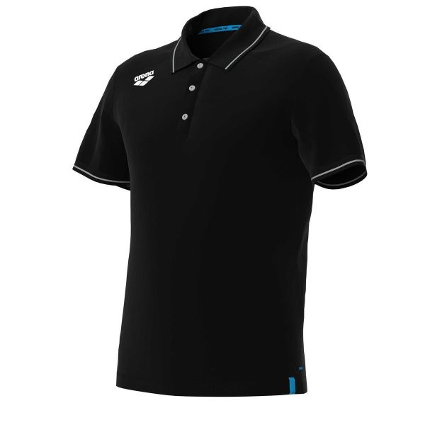 Koszulka polo Arena Team Polo shirt Solid Cotton. Czarne bluzki damskie ARENA, xl, bez wzorów, z bawełny, bez kołnierzyka, bez ramiączek. Za 239.00 zł.