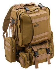 Plecak 55 litrów Army Cattara. Brązowe plecaki męskie OEM, bez wzorów, z materiału. Za 346.20 zł.